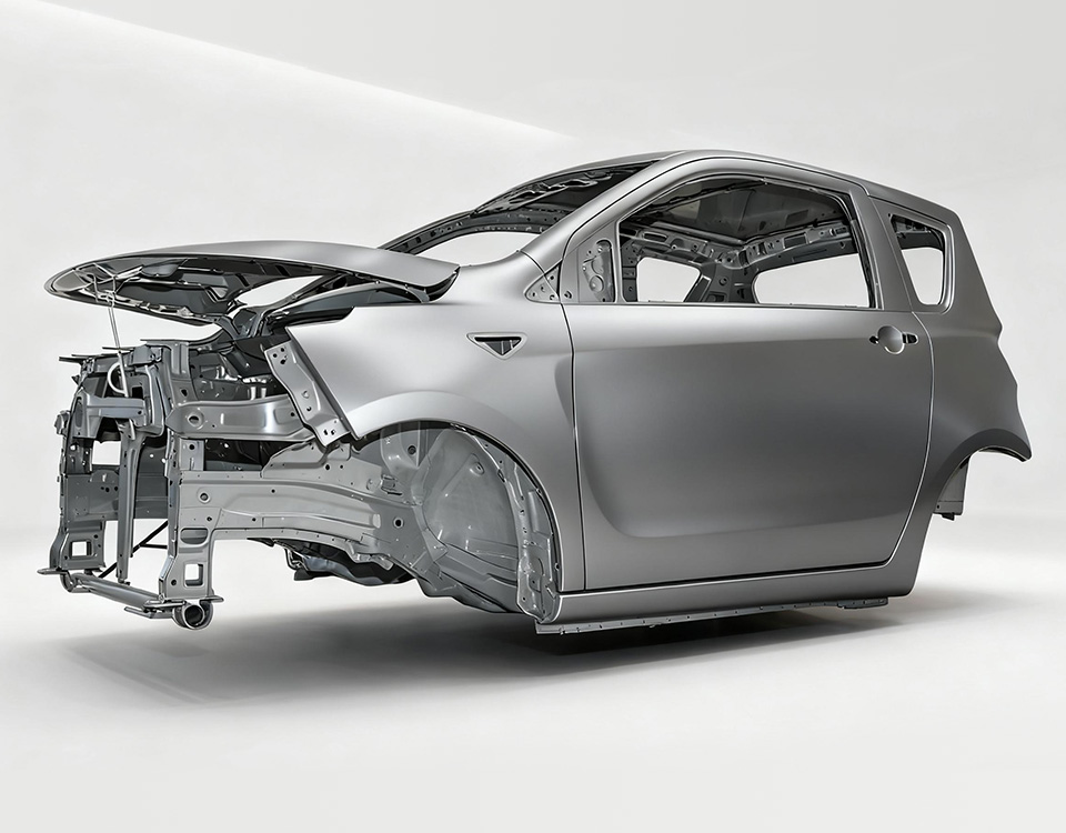 Engineered with an <span>Aluminum-Steel</span> Unibody